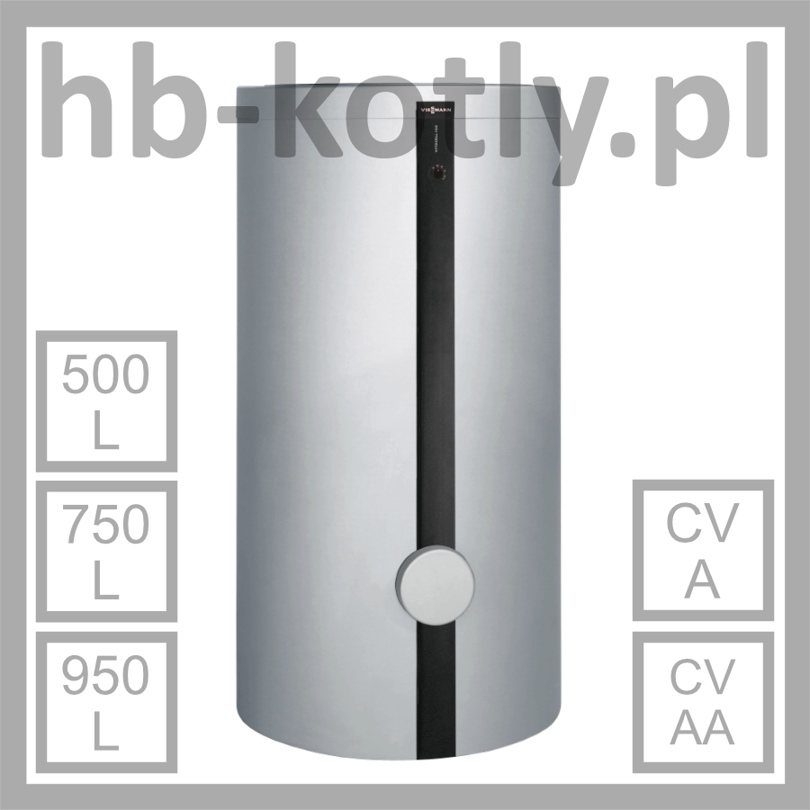 Podgrzewacz Viessmann Vitocell 100-V - typ: CVA / CVAA - 500L / 750L ...