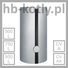 Podgrzewacz Viessmann Vitocell 100-V - typ: CVA / CVAA - 500L / 750L / 950L