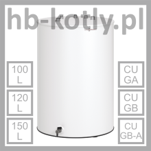 Podgrzewacz Viessmann Vitocell 100-W - typ: CUGA / CUGB - 100L / 120L / 150L