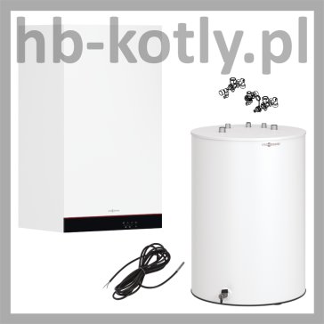 PAKIET VIESSMANN - Kocioł Vitodens 050-W z zasobnikiem Vitocell 100-W