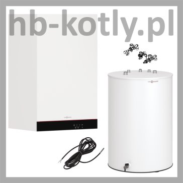 PAKIET VIESSMANN - Kocioł Vitodens 100-W z zasobnikiem Vitocell 100-W