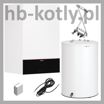PAKIET VIESSMANN - Kocioł VITODENS 200-W z zasobnikiem VITOCELL 100-W z regulatorem E3