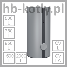 Podgrzewacz Viessmann Vitocell 100-L - typ: CVL / CVLA - 500 L / 750 L / 950 L / 1500 L / 2000 L